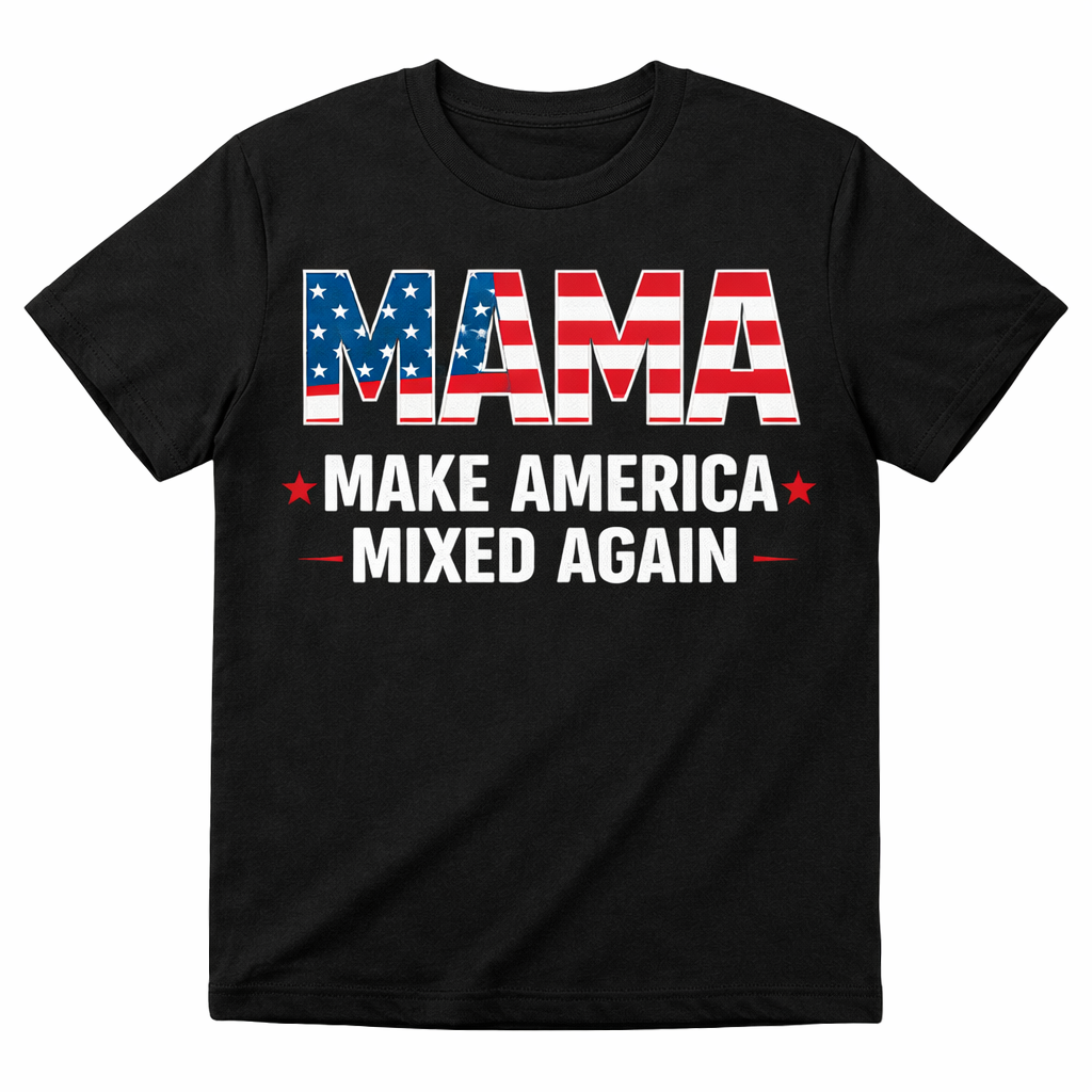 American Flag MAMA Tee